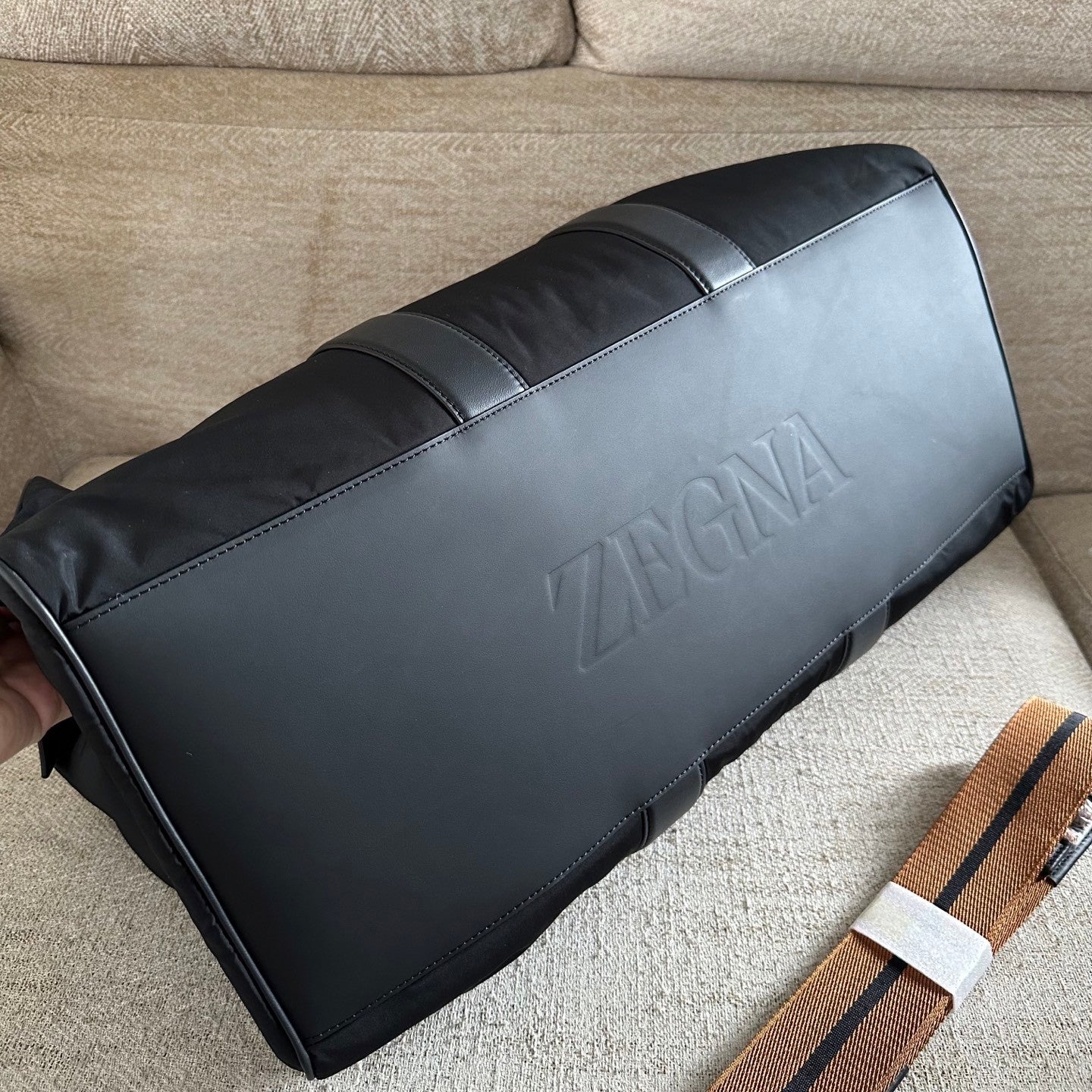 Zegna LHGRT Men's Travel Bags Large Capacity Handbag Travel Bag # 195387