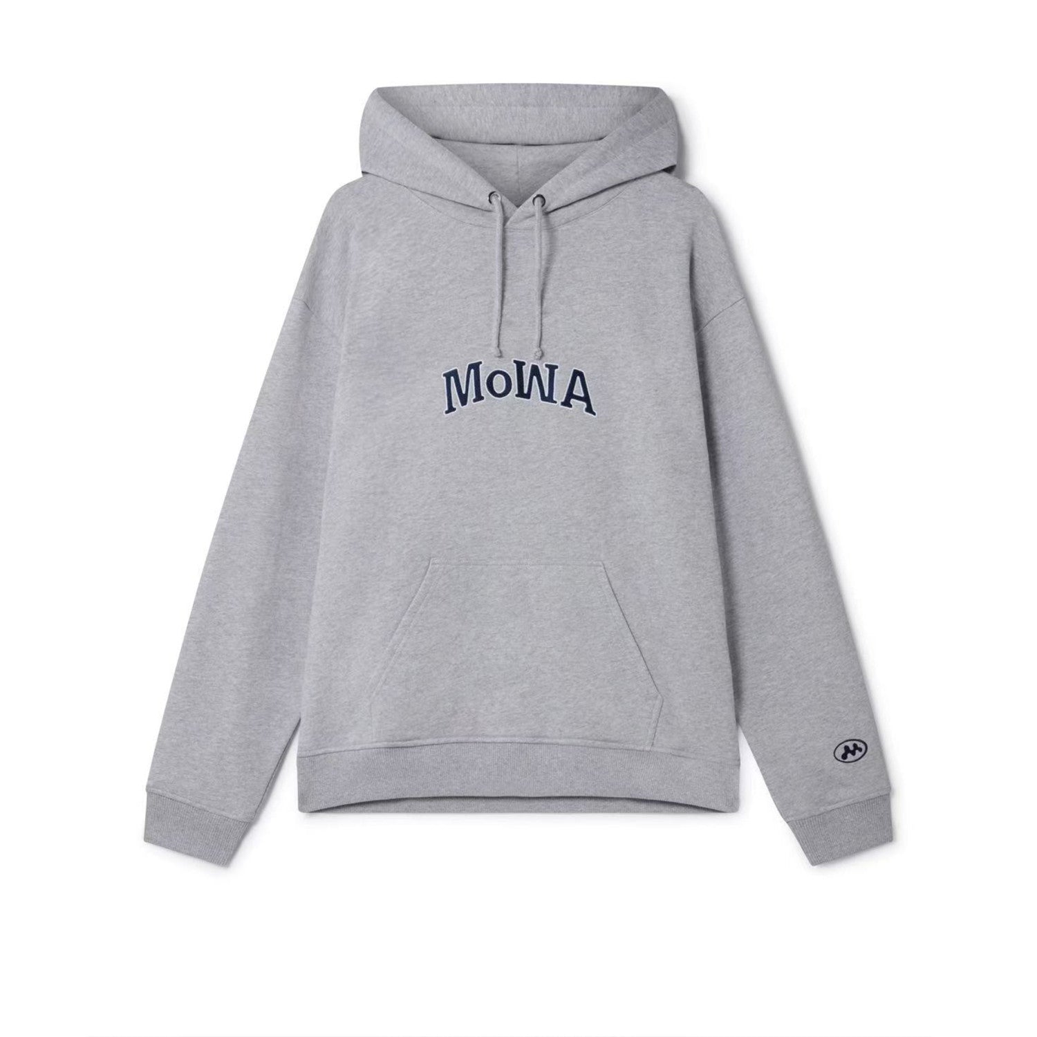 Mowalola Sweat Suit Sport Gray Suit Loose Cotton Men's And Women's Spring And Fall Casual Simple Embroidery Letters Hooded Sweatshirt Sweatpants Ngvp #1746