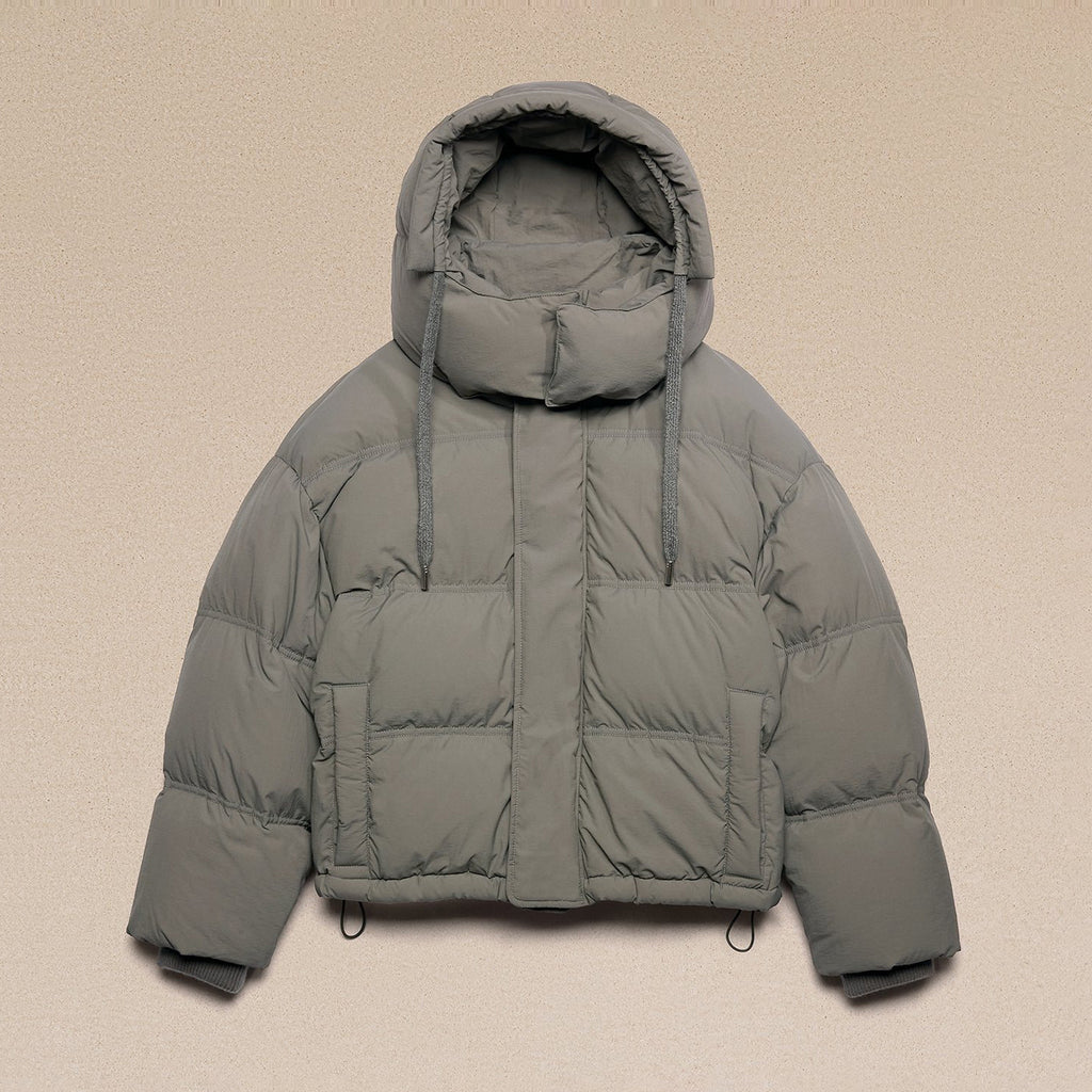 Ami  Men's And Women's Winter Solid Colour Hooded Casual Detachable Hat Puffer Down Jacket #97649