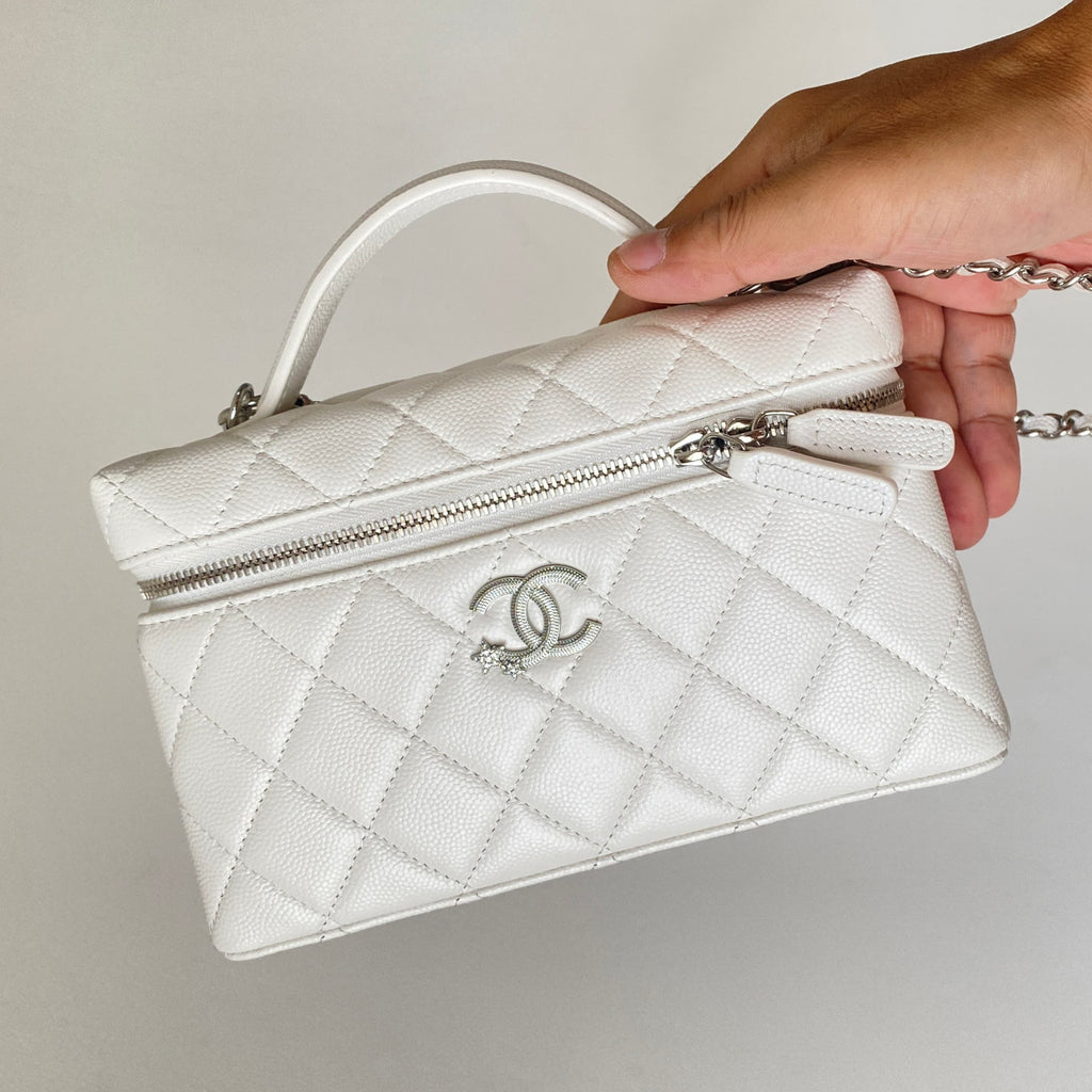 Chanel Women's Fashion Classic Solid Color Diamond Quilted Logo Leather Zipper Chain Shoulder Bag Crossbody Bag Bags AS5740-B22144-94305 #79348