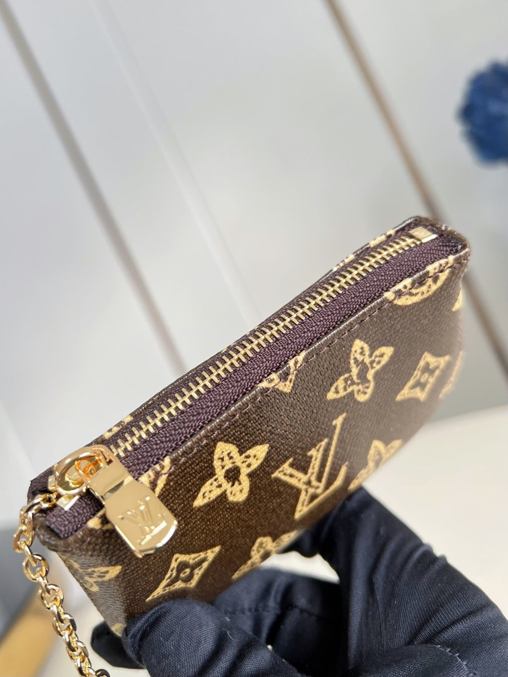 LOUIS VUITTON Key Pouch Monogram Canvas M27671 #377238