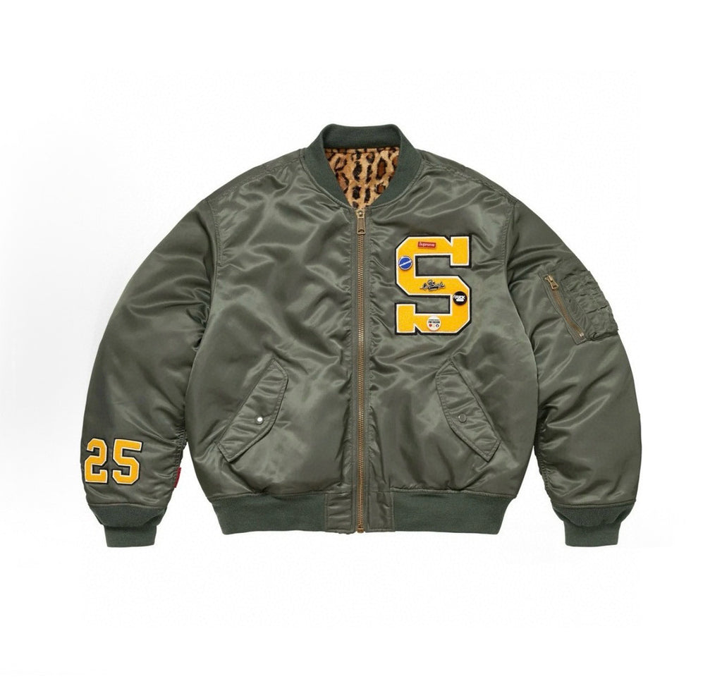 Supreme Supreme X Hiroshi Fujiwara Goodenough Collaboration Men's Autumn/winter Ss25 Patch Logo Design Zip-up Long-sleeved Jacket Includes Eight Diy Customisation Badges Ngvp #2627