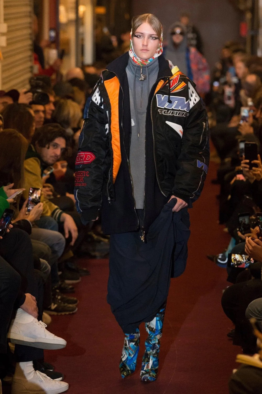 Vetements Man Motorcycle Zipper HoodedJacket #94855