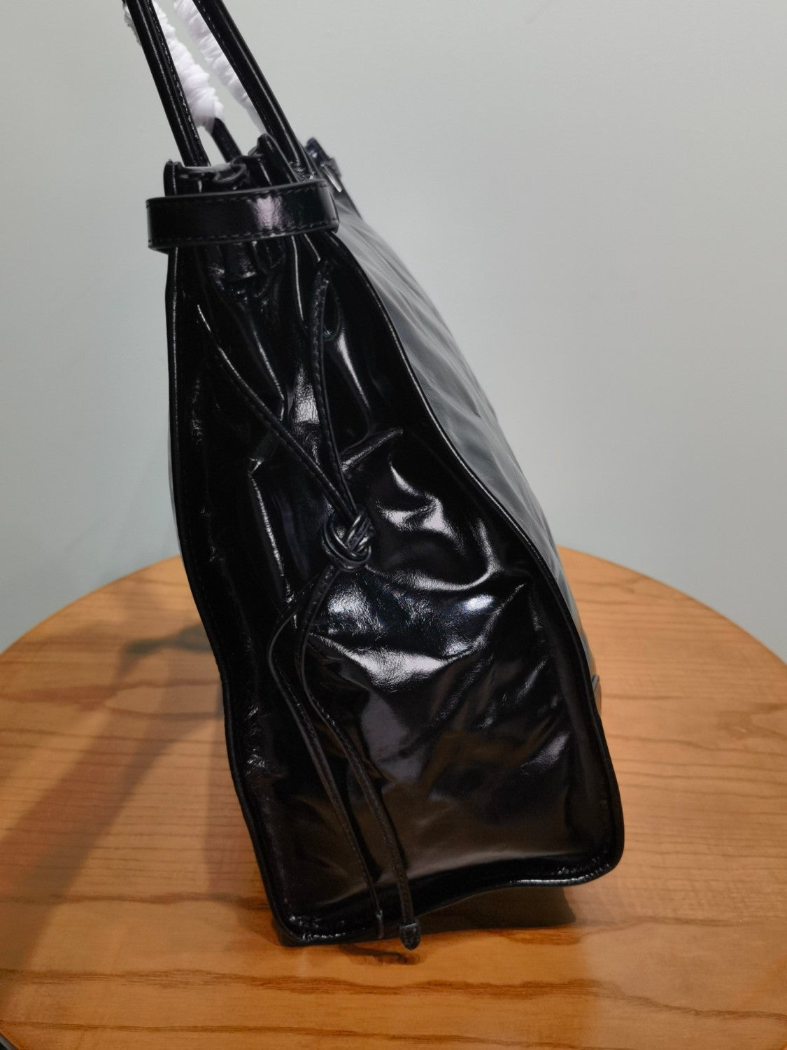 PRADA Black Prada Bonnie Leather Tote Bag #381312