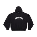 Balenciaga Back Flip Round Hoodie Oversize In Black Mirror Letter Hooded Sweatshirt Pullover #96248