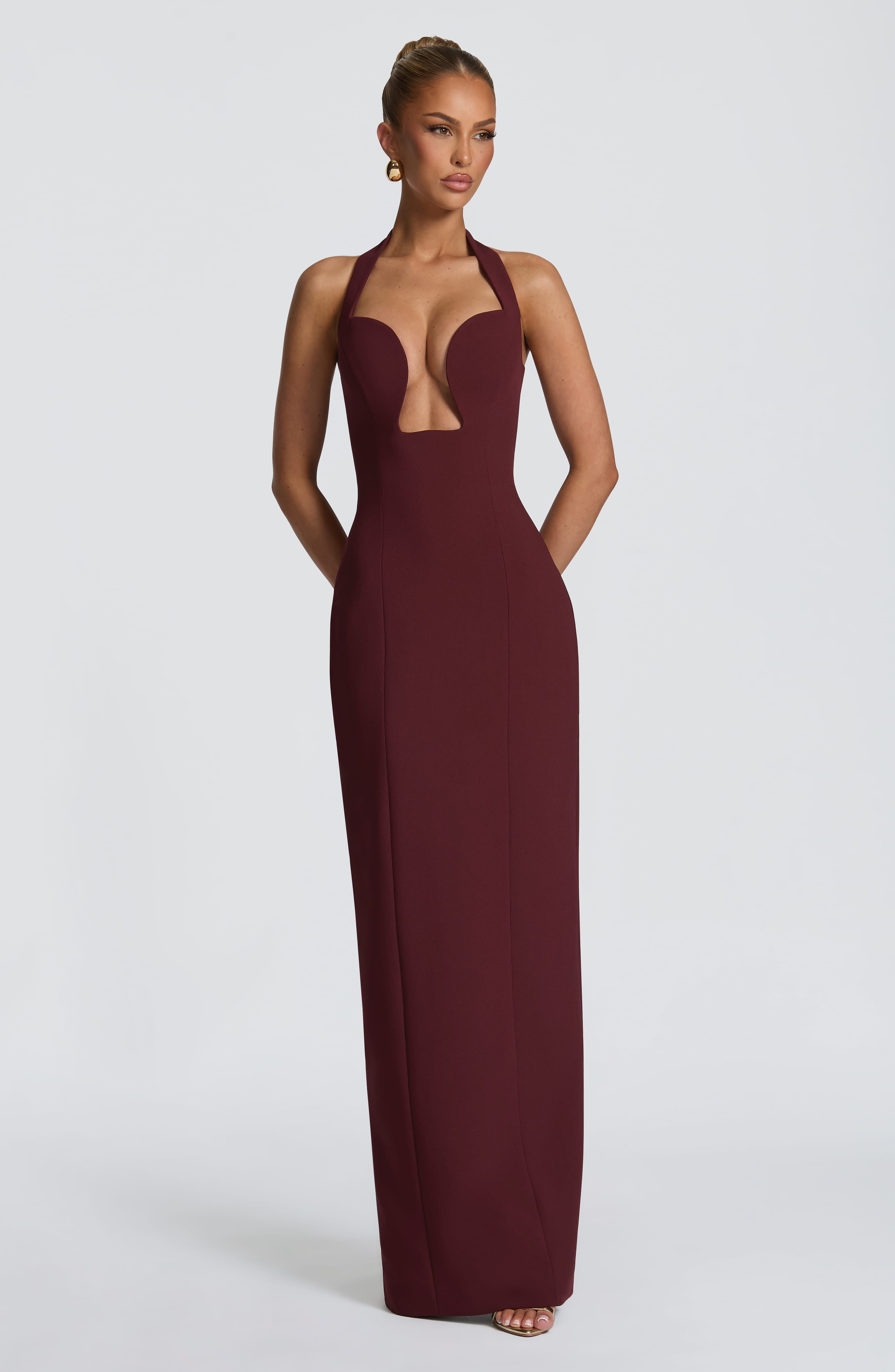 Charlotte Maxi Dress - Cherry Lacquer