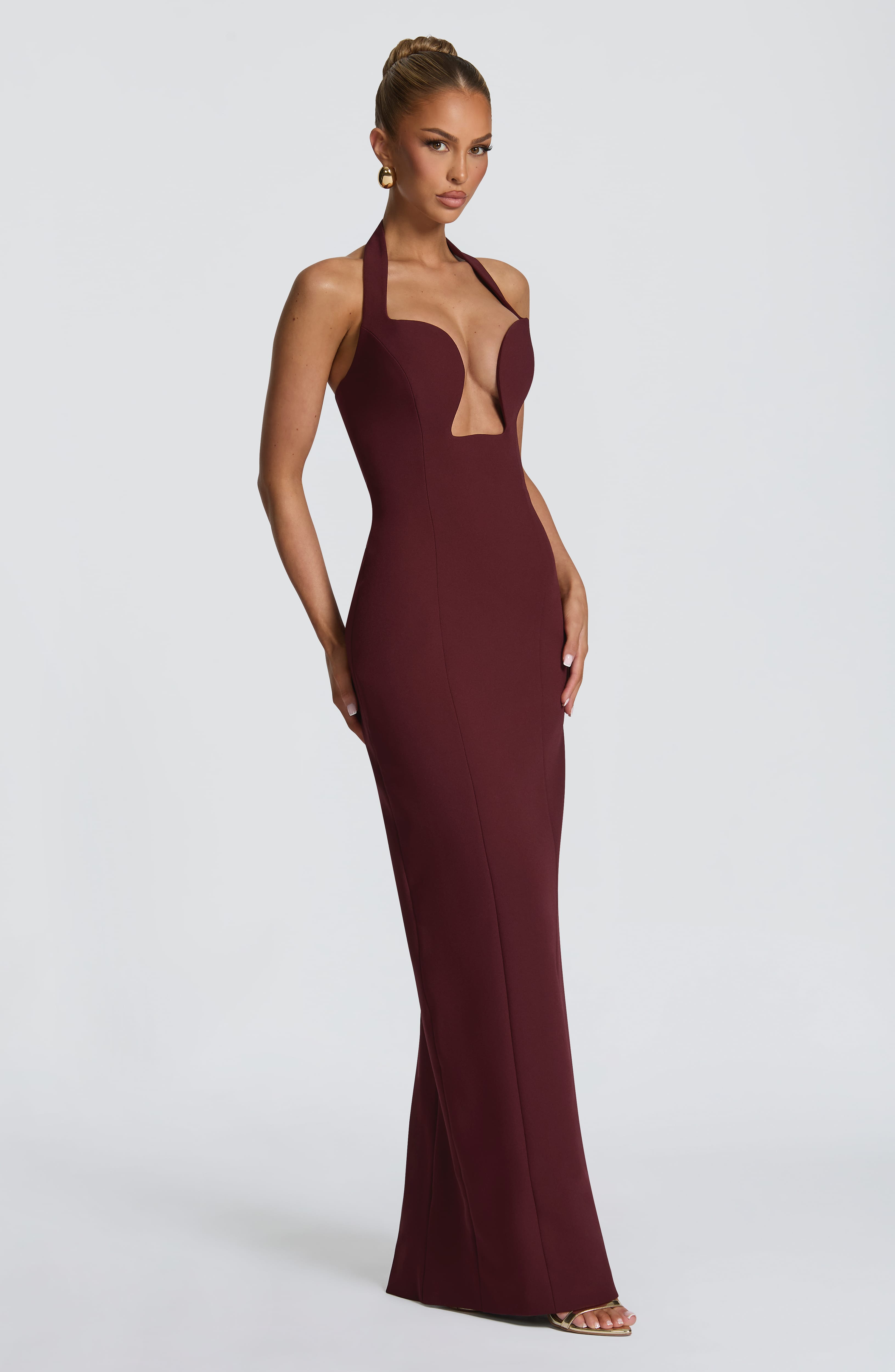 Charlotte Maxi Dress - Cherry Lacquer