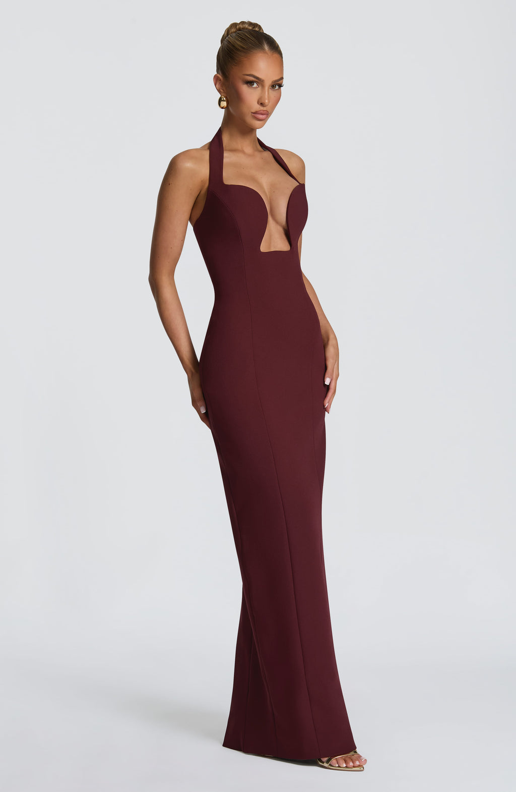 Charlotte Maxi Dress - Cherry Lacquer