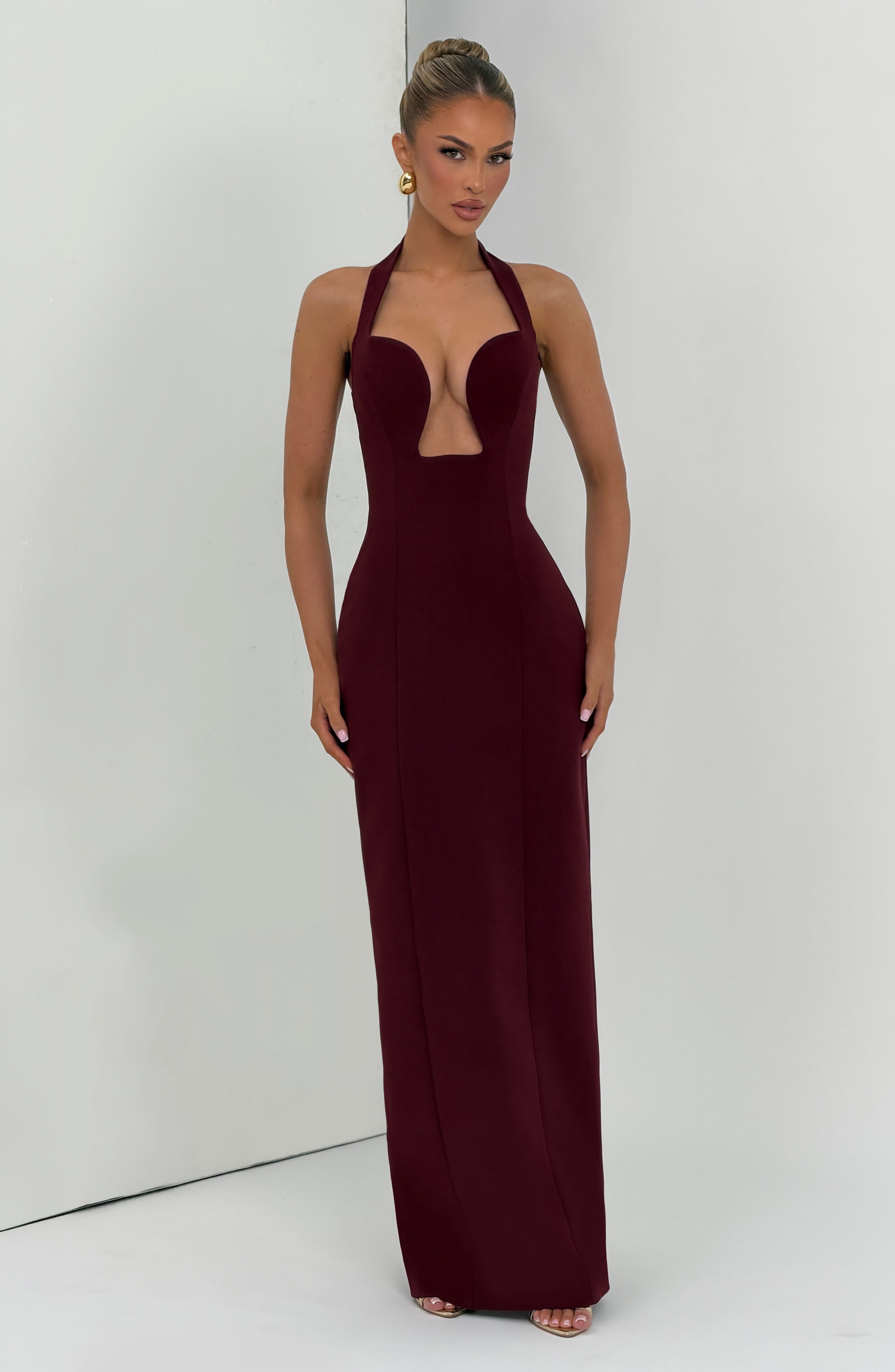 Charlotte Maxi Dress - Cherry Lacquer