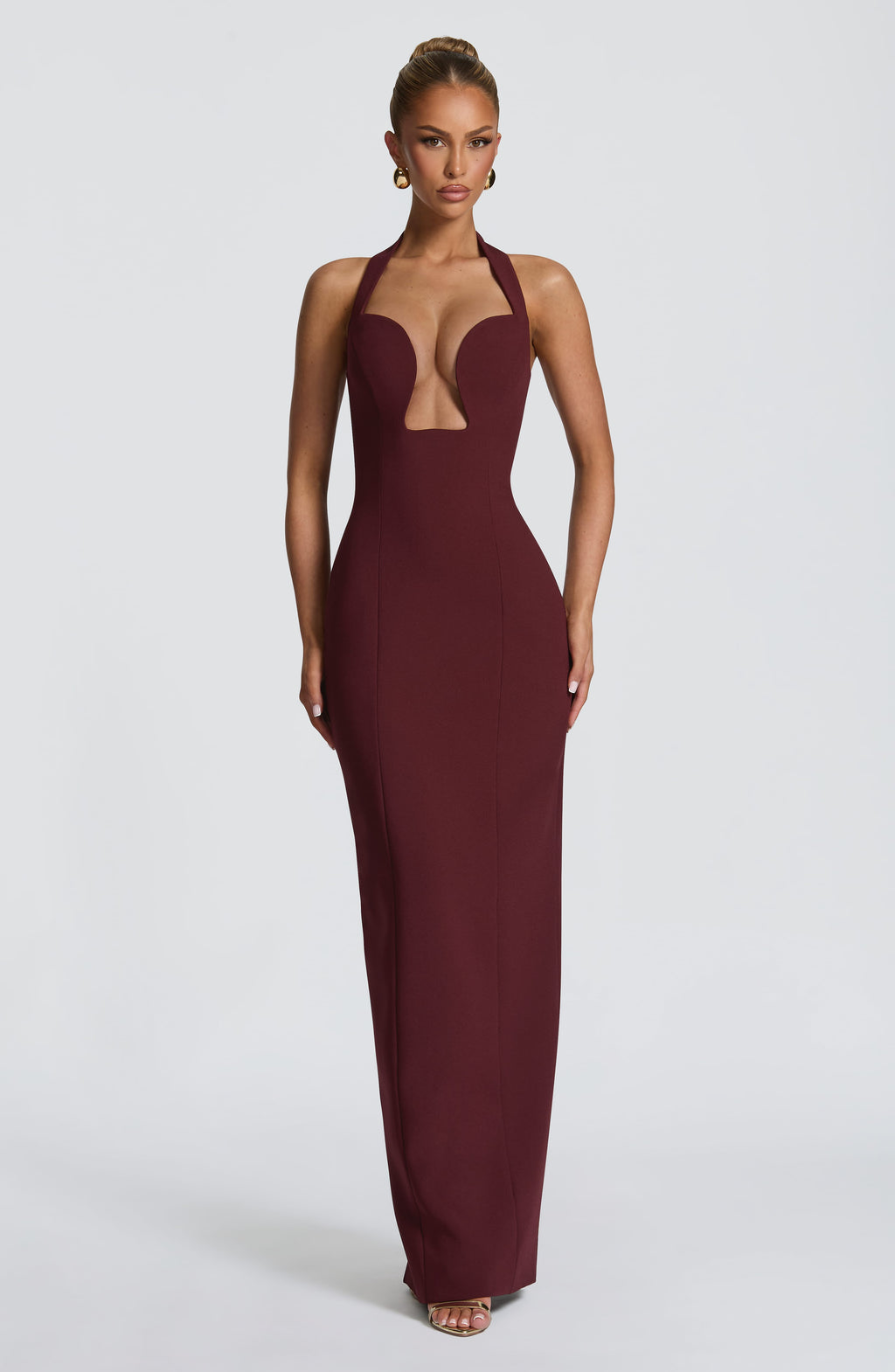Charlotte Maxi Dress - Cherry Lacquer