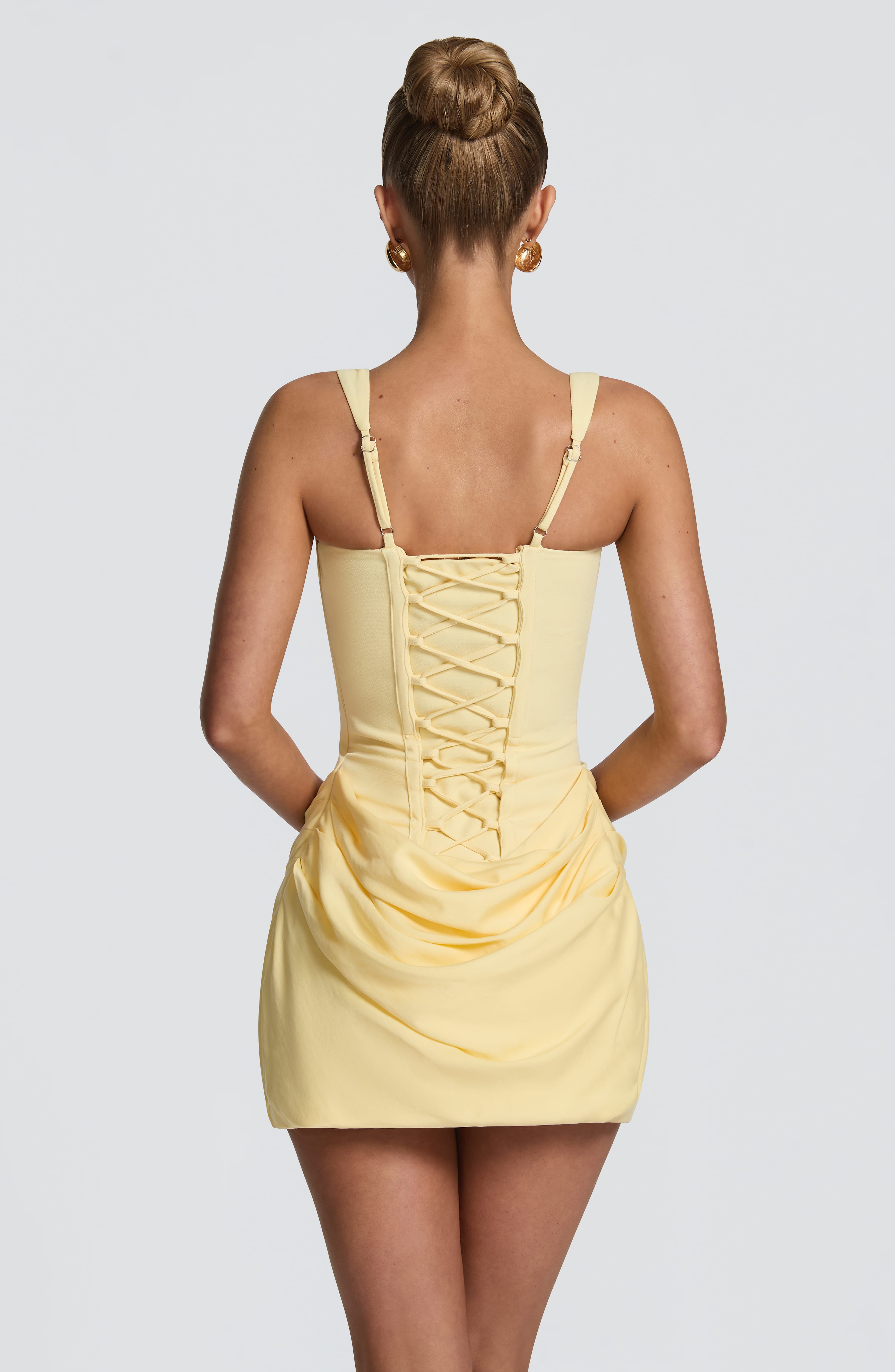 Cornelia Mini Dress - Lemon
