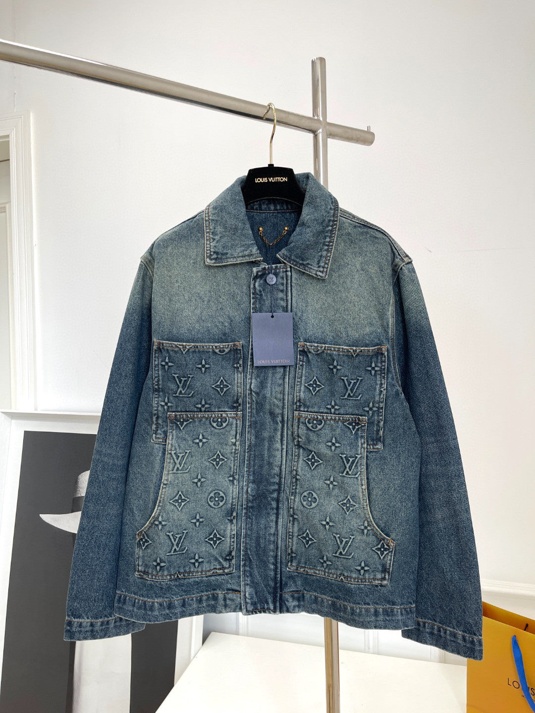 LouisVuitton Spring And Autumn Long Sleeved Denim Coat and Pants Set #94515