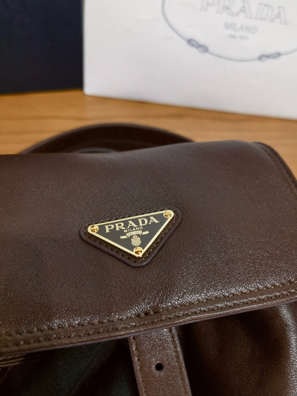 Prada Autumn/Winter 2025 Explore Collection Nappa Leather Backpack Shoulder Bag 1BZ080 Bags #82541A