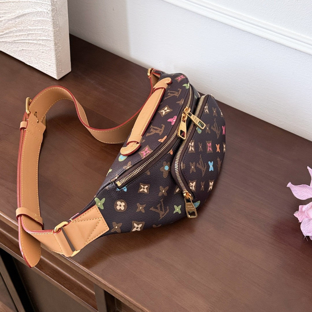 Louis Vuitton Bumbag Chocolate Craggy Monogram #337172