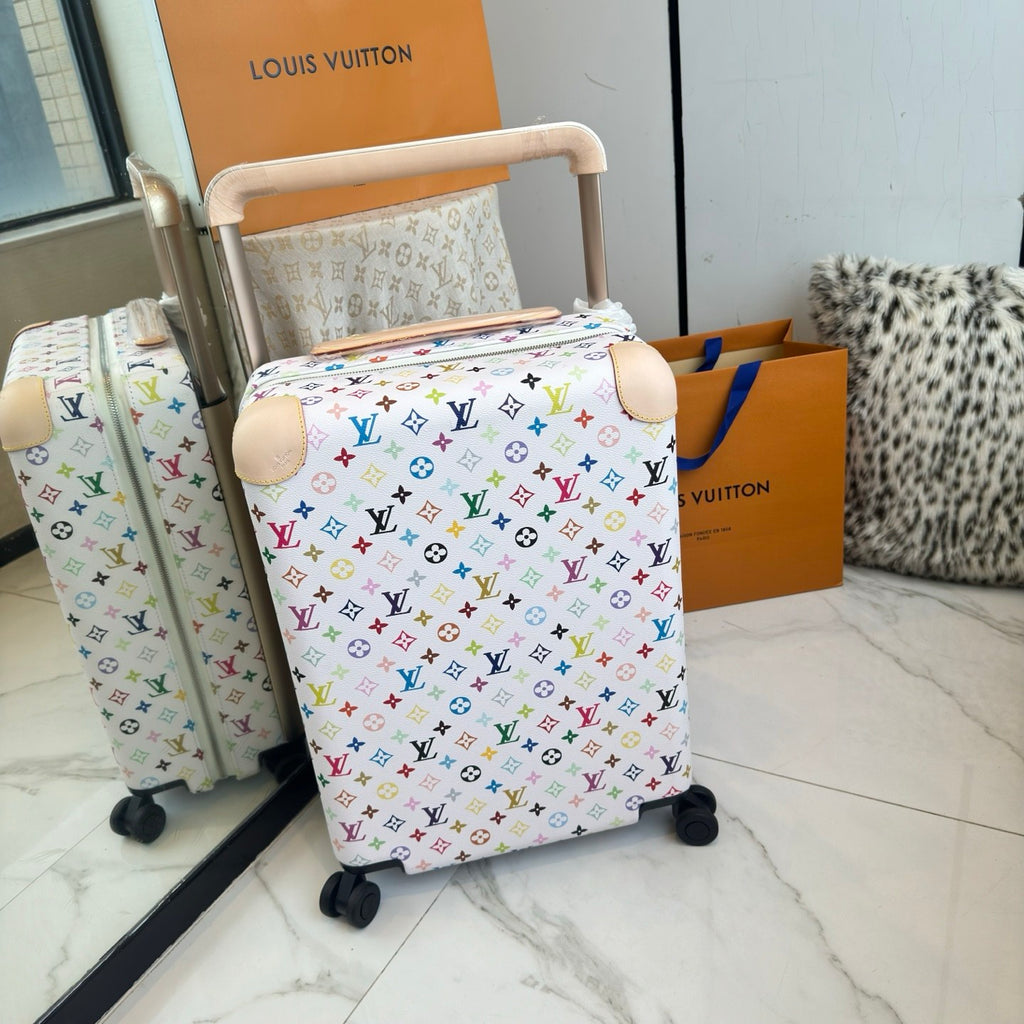 Louis Vuitton Horizon 55 Damier Azur Canvas Travel Bags and Rolling Luggage Fashion Luggage Box Bag Bags N40910 #84359A