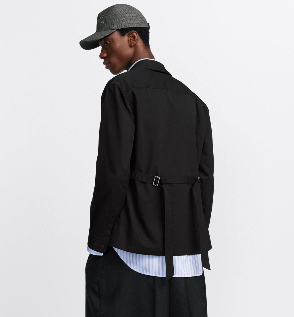 Gucci Men's Spring/Summer Solid Color Fashion Casual Logo Embroidered Collar Cotton Flap Pocket Single Breasted Long Sleeved Shirt Jacket #78252