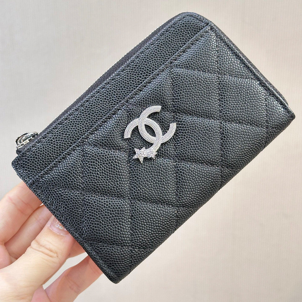 Chanel Women's Colorful Classic Comet Series Coin Purse Zipper Card Holder Card Case Stylish And Elegant Id Bags BagBags #196090