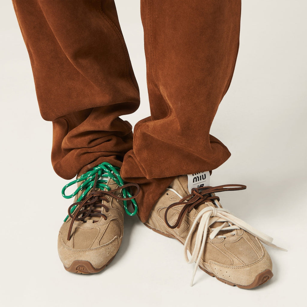 New Balance X Miu Miu 530 Sl Leather Sneakers #336509