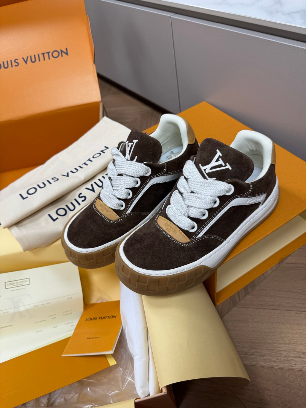 LOUIS VUITTON LV Tilted Sneaker Shoes #388719