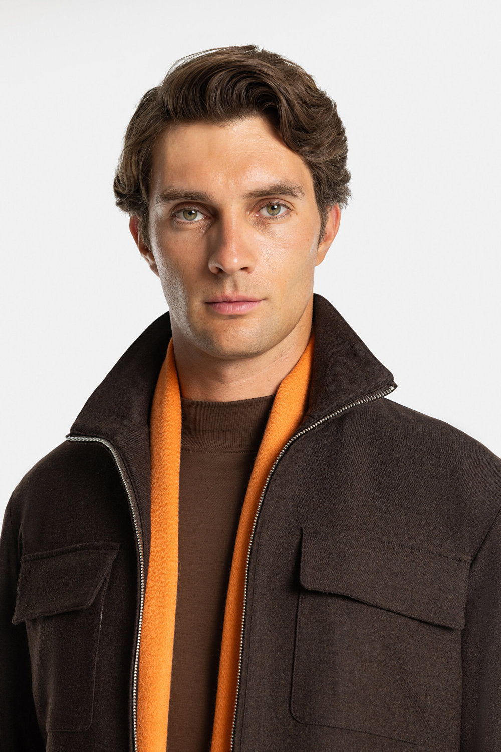 Montre Men's Waterproof Wool And Goose Down Hunting Jacket With Stand Collar #333011