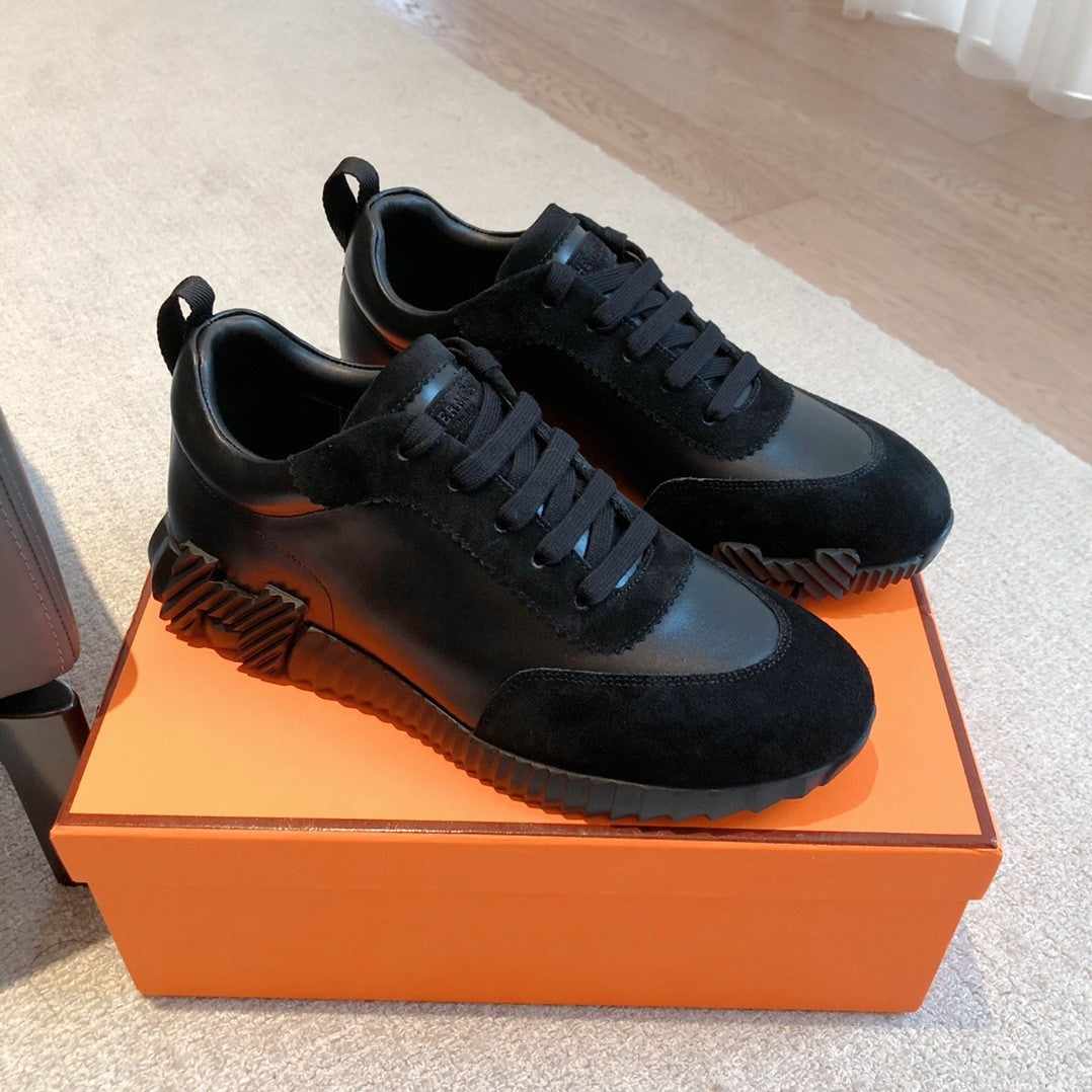 Hermes Bouncing Sneakers Men's And Women's Geometric Mesh Hundred Casual Fashion Shoes #76448