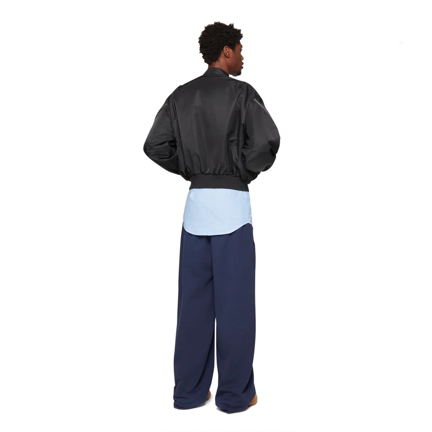 Mowalola My City Zip Jacket Ma-1 Bomber Yvl Playboicarti Autumn Winter High Street Dark Hip Hop Round Neck Long Sleeve Jacket Ngvp #1349