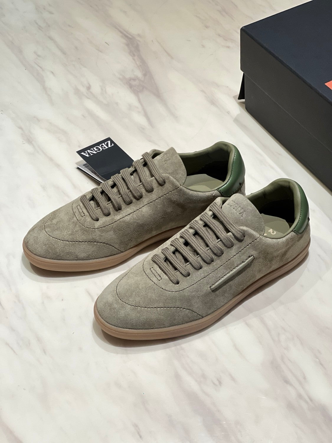 Zegna 232 Suede Sneakers #384742