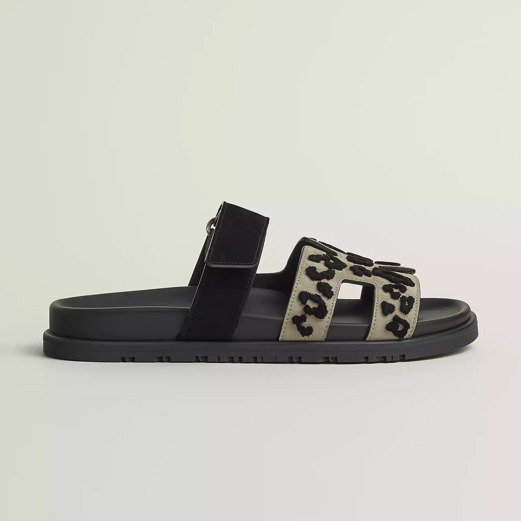 Hermès Chypre sandal Brown #376389