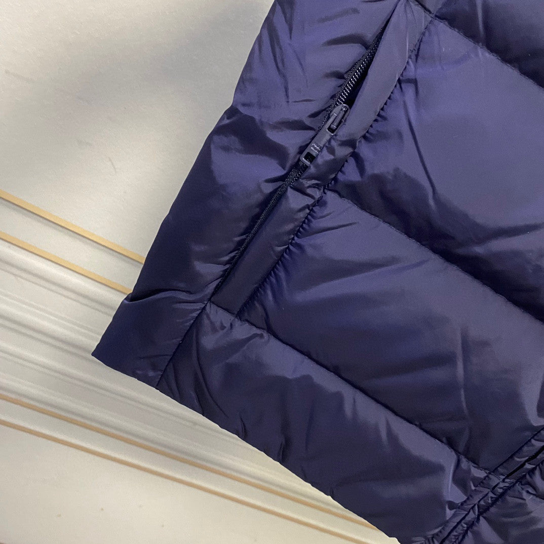 Prada Striped Sleeveless Down Vest #22111