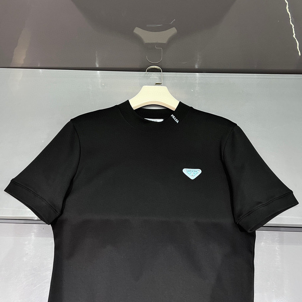 Prada Cotton round neck short sleeve T-shirt #96677