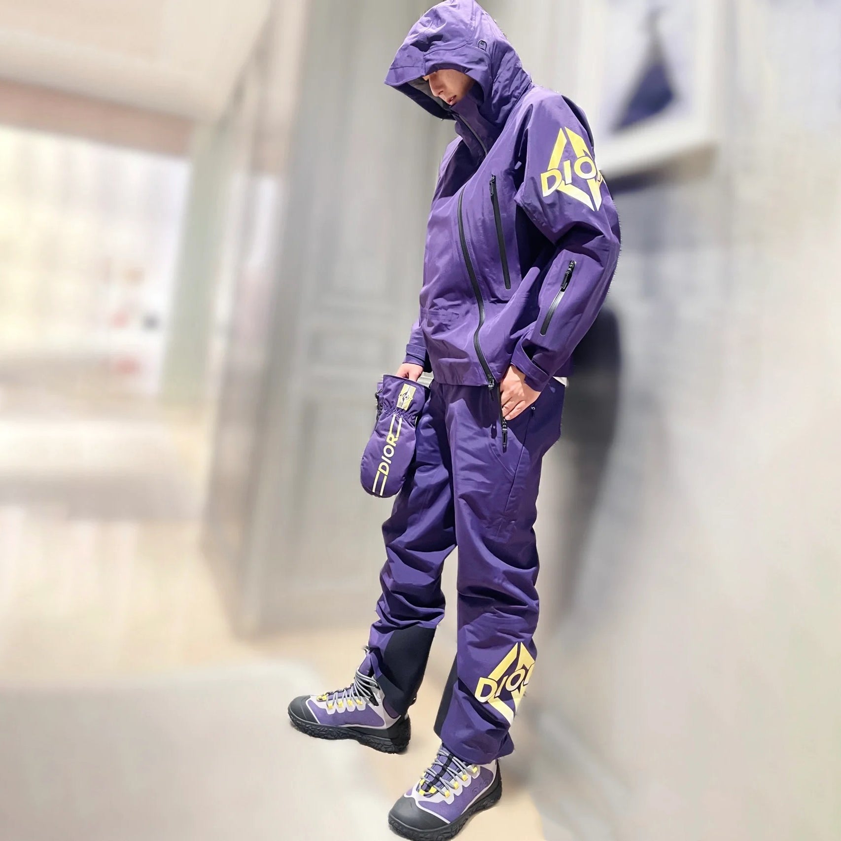 Dior Ski Jacket Pants Gloves 3 Piece Set Suit #96688
