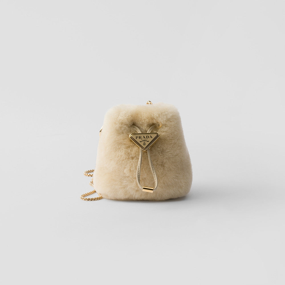 Prada Honey Printed Leather Mini Pouch #300243