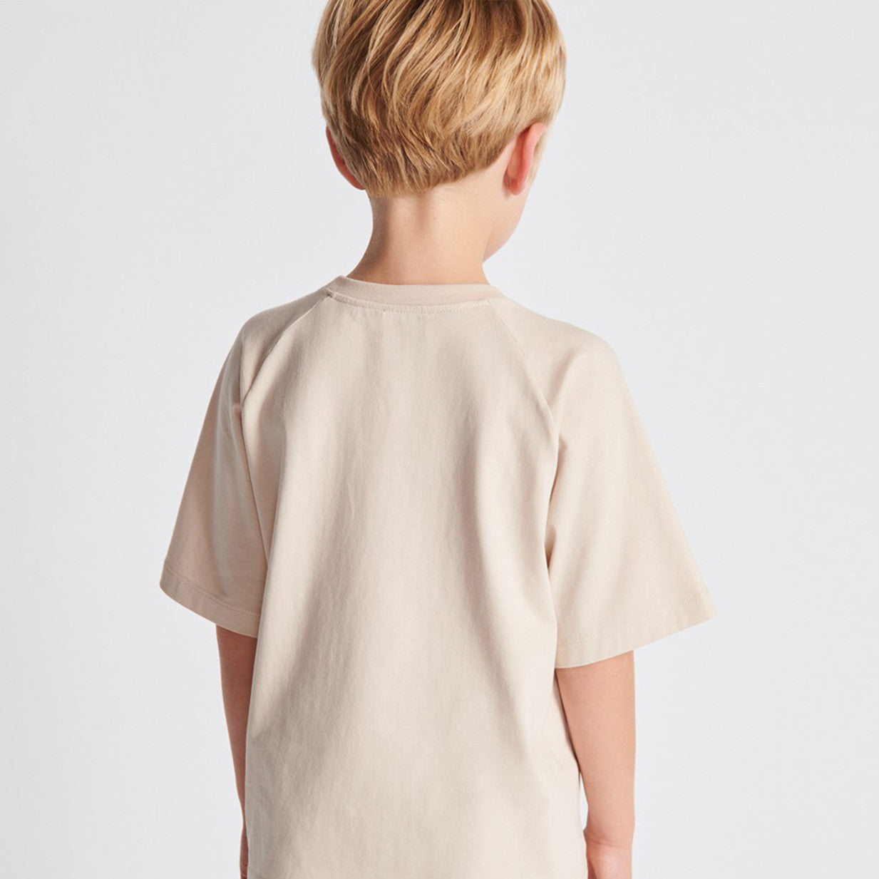 Dior Kid's Summer Solid Color Cotton Round Neck Logo Printed Short Sleeve T-Shirt Casual Elastic Shorts Set #31298