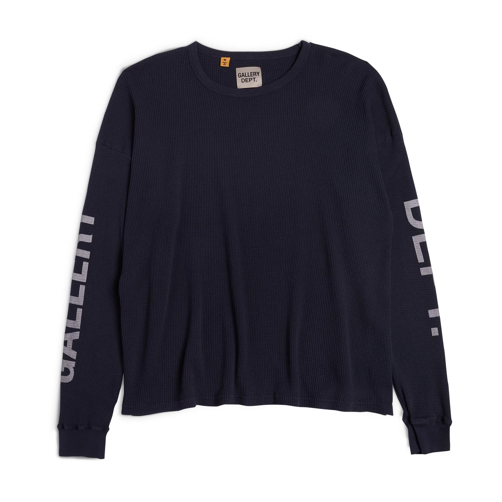 Gallery Dept Men's and Women's Spring and Autumn Letters Retro Washed Round Neck Cotton Pullover Long Sleeve Knit Sweater #99262