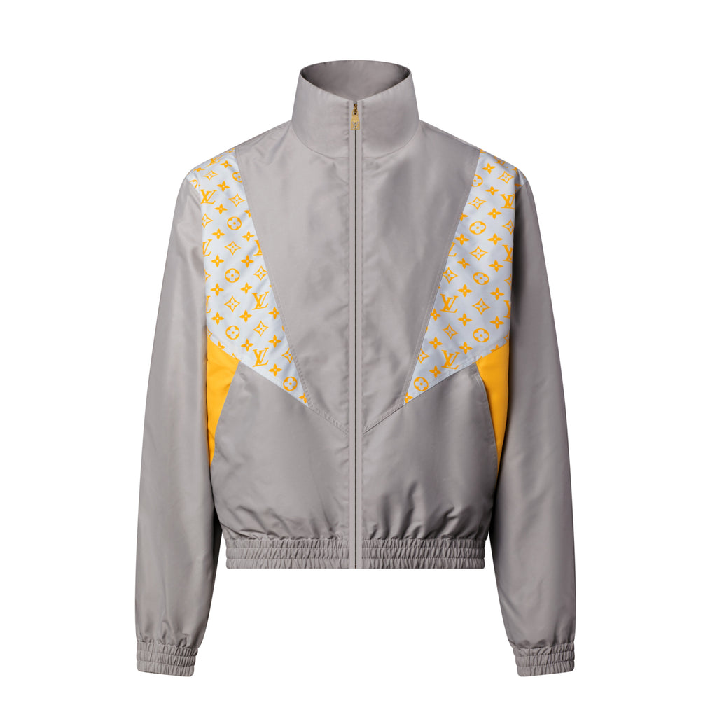 Louis Vuitton MONOGRAM Men's And Women's Spring/Autumn Fashion Casual Color Blocked High Neck Zipper Long Sleeved Jacket #78276