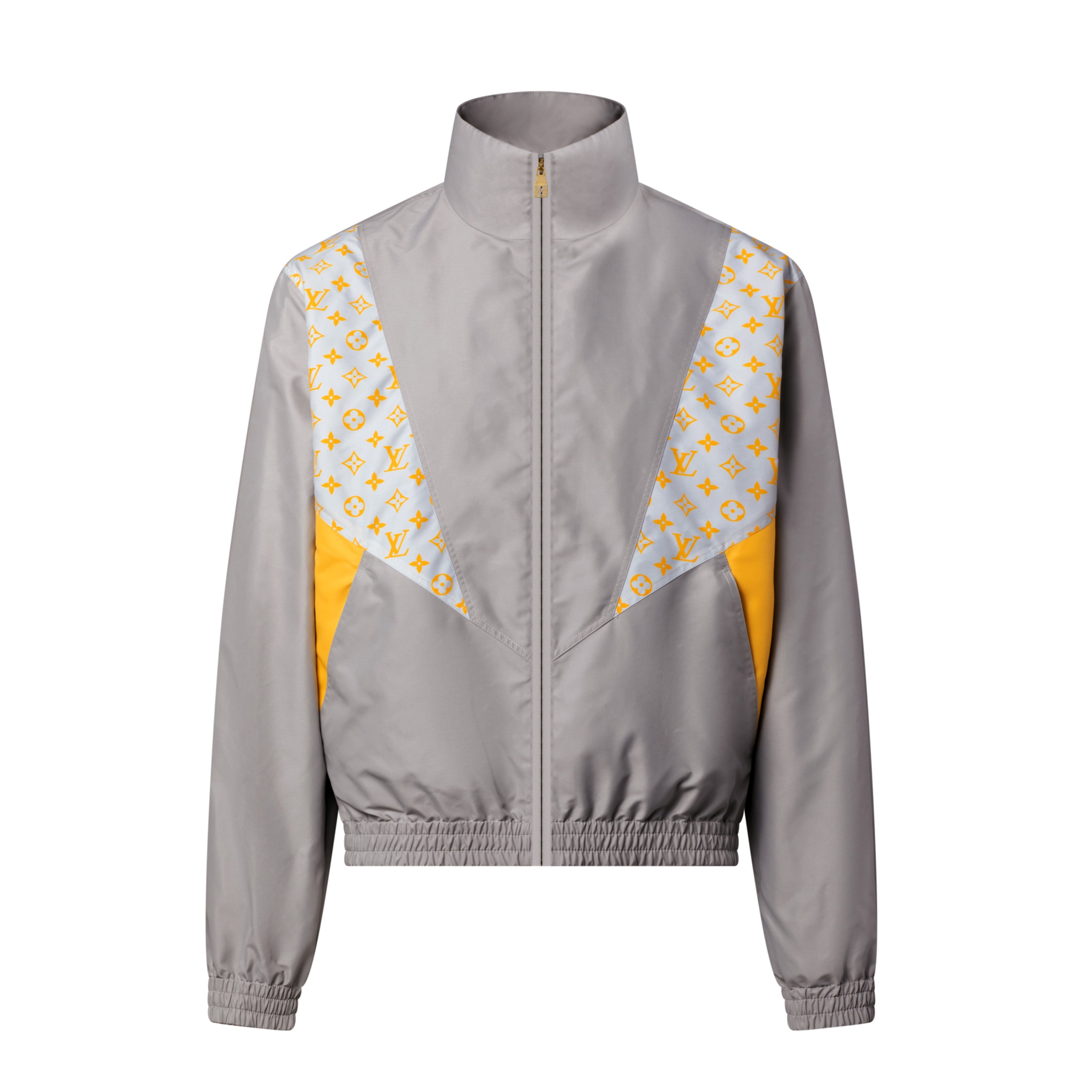 Louis Vuitton MONOGRAM Men's And Women's Spring/Autumn Fashion Casual Color Blocked High Neck Zipper Long Sleeved Jacket #78276