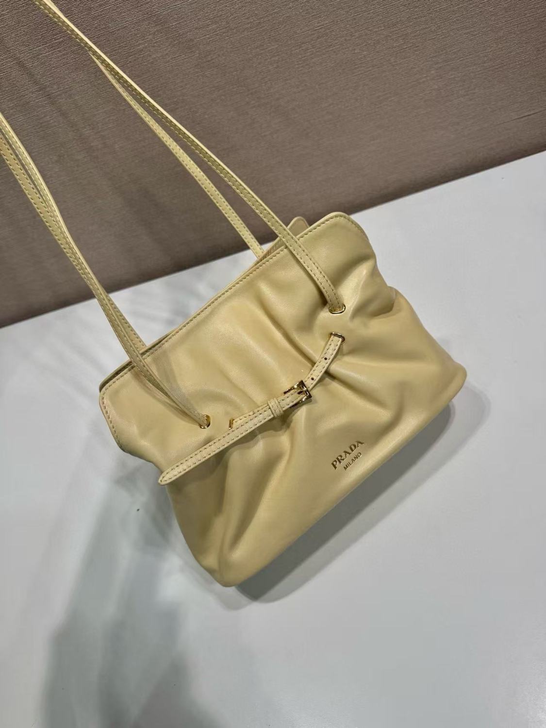 Prada Women's New 2025 Lambskin leather Cloud bag #193164