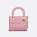 Dior Lady Women's Solid Color Metal Pendant Removable Chain Shoulder Strap Wicker Pattern Sheepskin Leather Single Shoulder Crossbody Handbag Bag Bags #77461