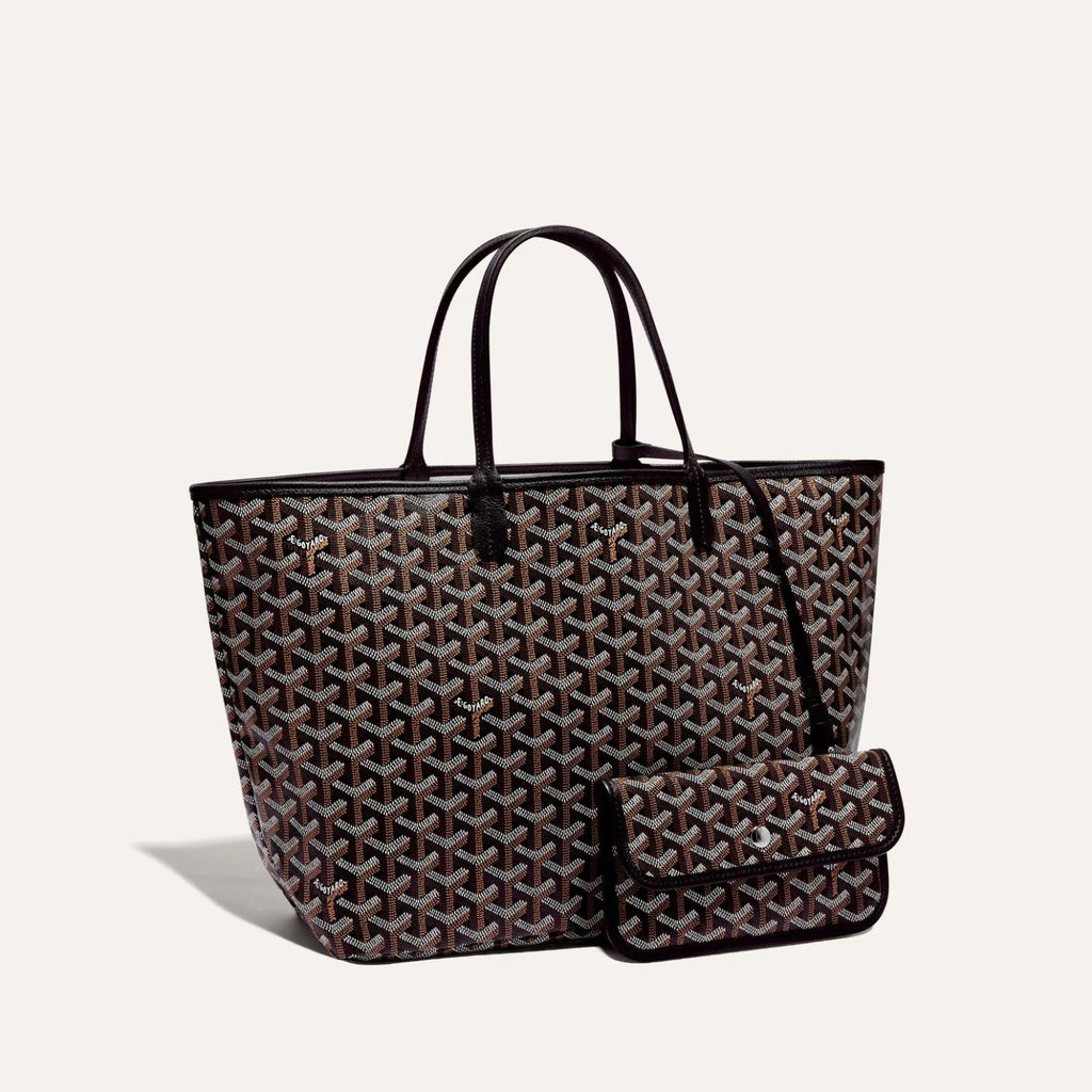 GOYARD Men's Women Saint Louis Handbag Y Full Print Casual Mother Bag Leather Shoulder Bag Tote Bags #77386
