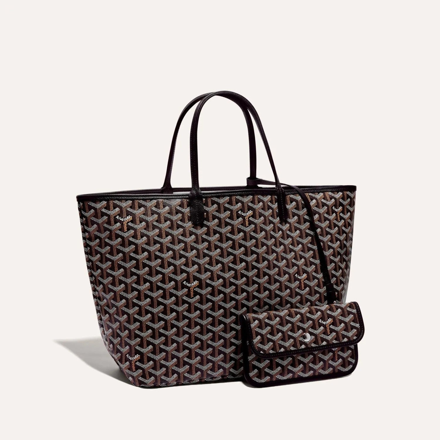 GOYARD Men's Women Saint Louis Handbag Y Full Print Casual Mother Bag Leather Shoulder Bag Tote Bags #77386