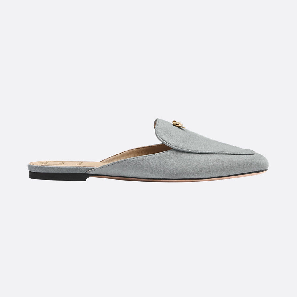DIOR Baby Bow Mule Pistachio Suede Goatskin #377752