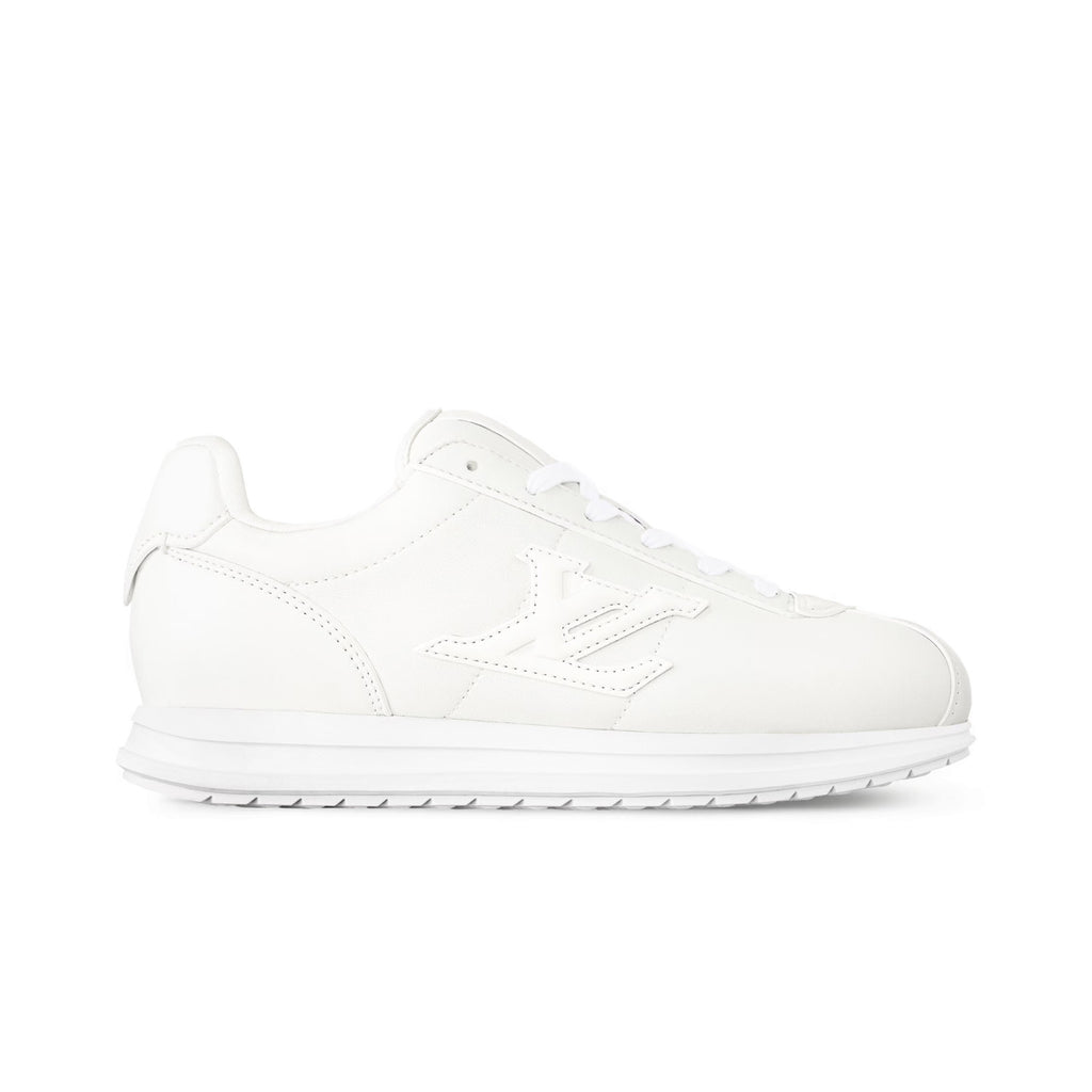 Louis Vuitton LV Buttersoft Men's and Women's Solid Color Leather Embroidered Logo Low-Top Lace-Up Sneakers Shoes #77347