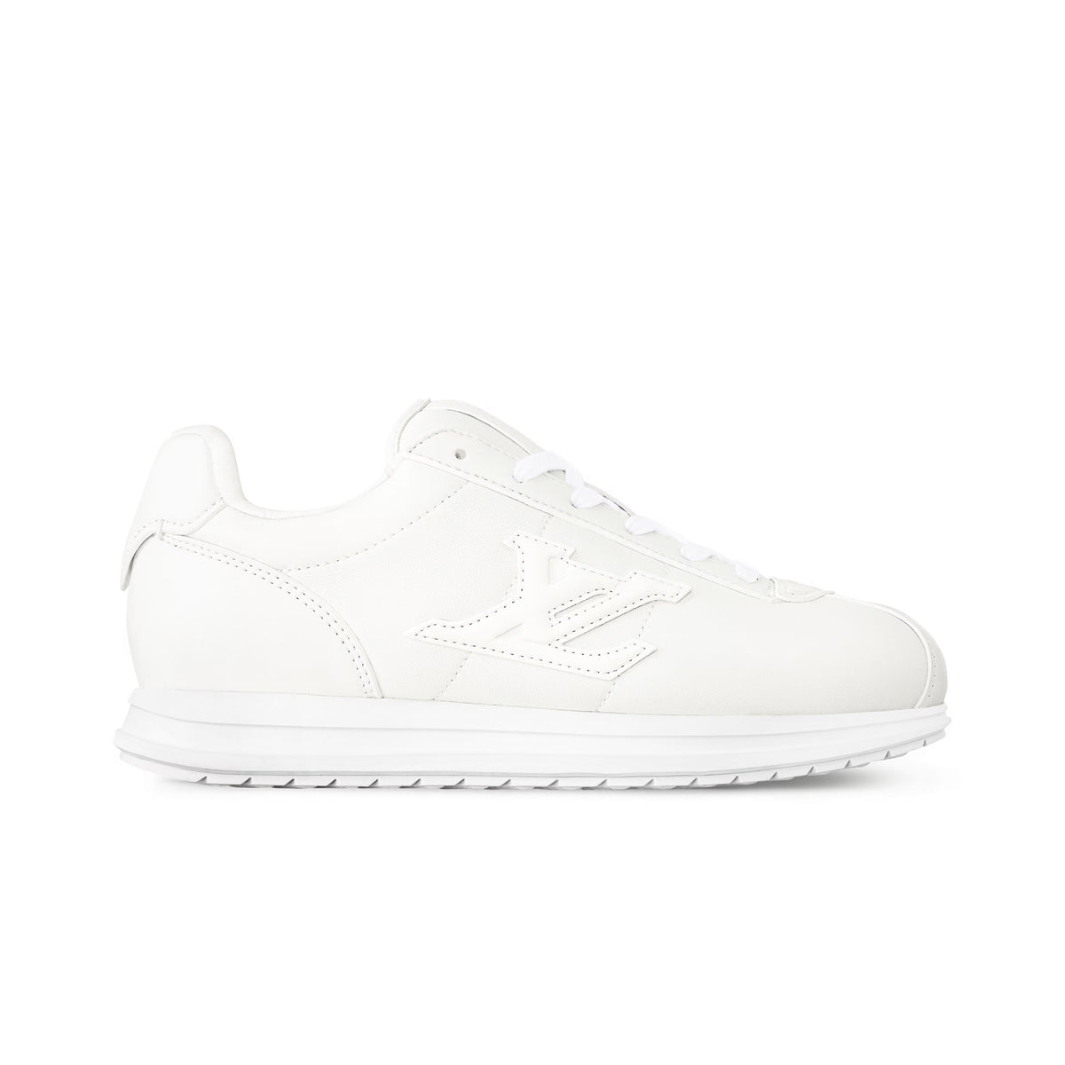 Louis Vuitton LV Buttersoft Men's and Women's Solid Color Leather Embroidered Logo Low-Top Lace-Up Sneakers Shoes #77347