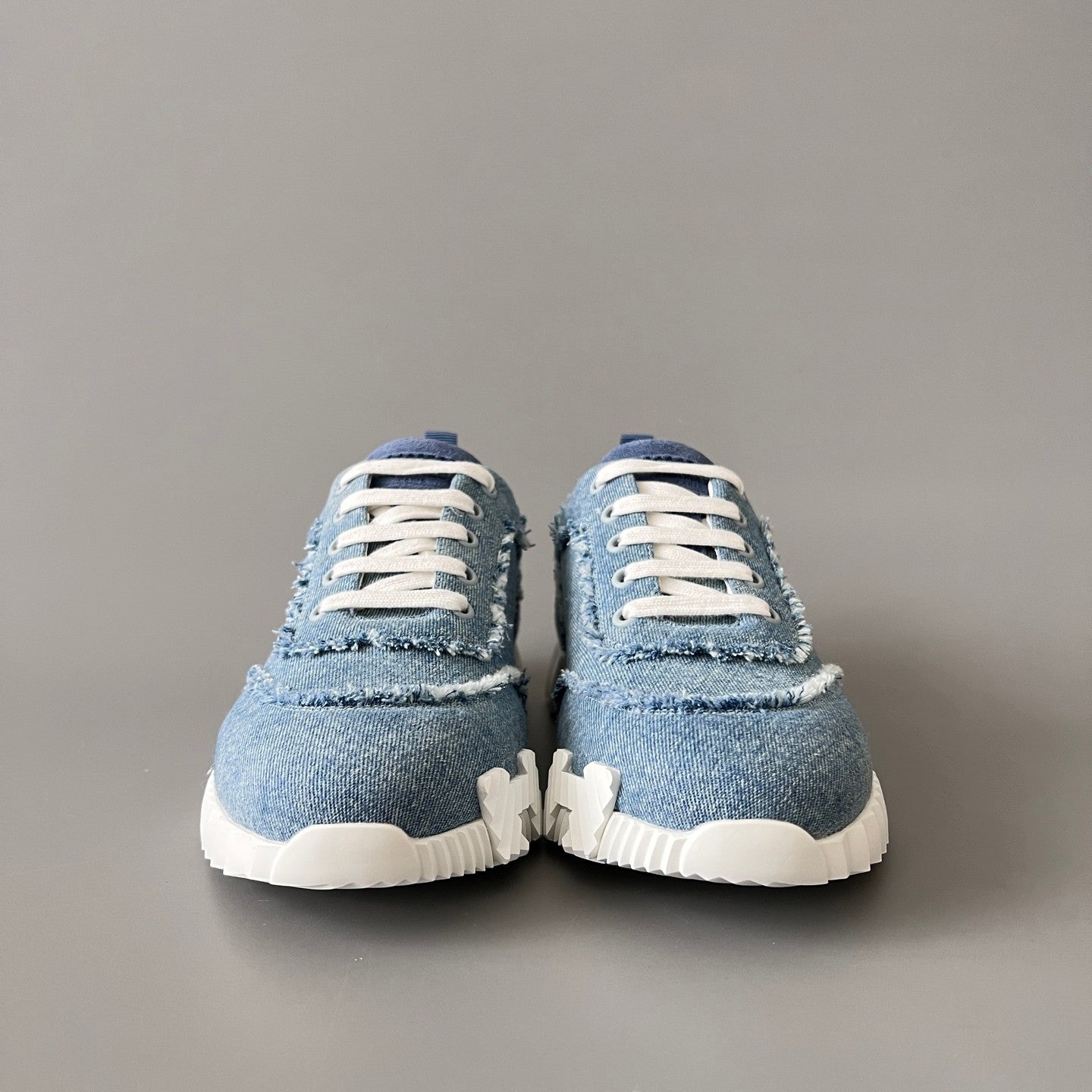 Hermes Bouncing Men's And Women's Spring/Summer Fashion Casual Round Toe Lace Up Low Top Canvas Casual Shoes #78411