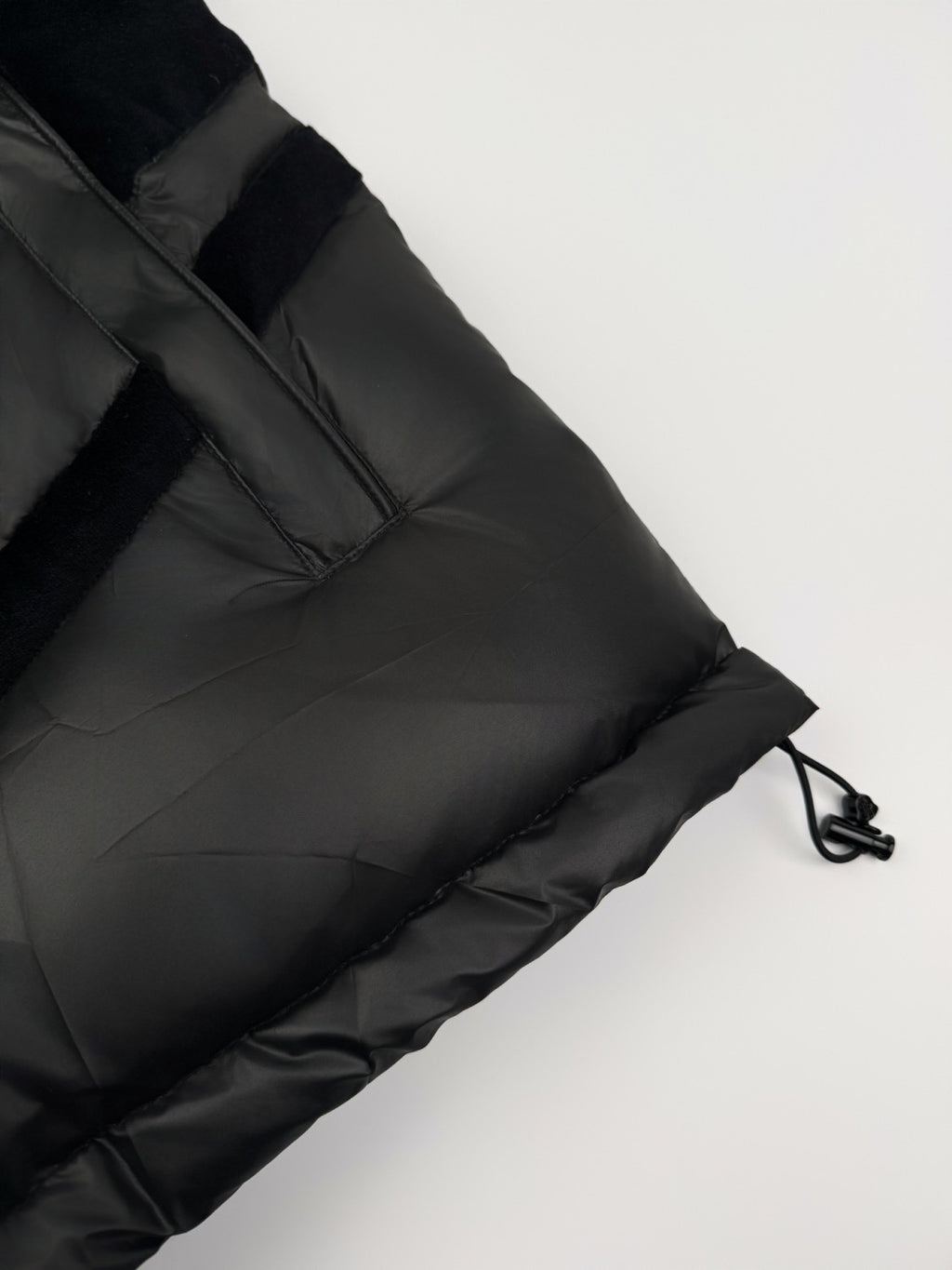 Moncler Men's Fall/Winter Batman Logo Adjustable Cuffs Hooded Single Breasted Long Sleeve Puffer Down Jacket #73741