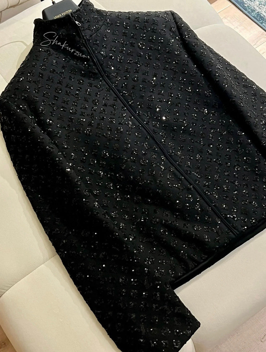 Louis Vuitton Bright Diamond Long Sleeved Coat And Pants Set #96375