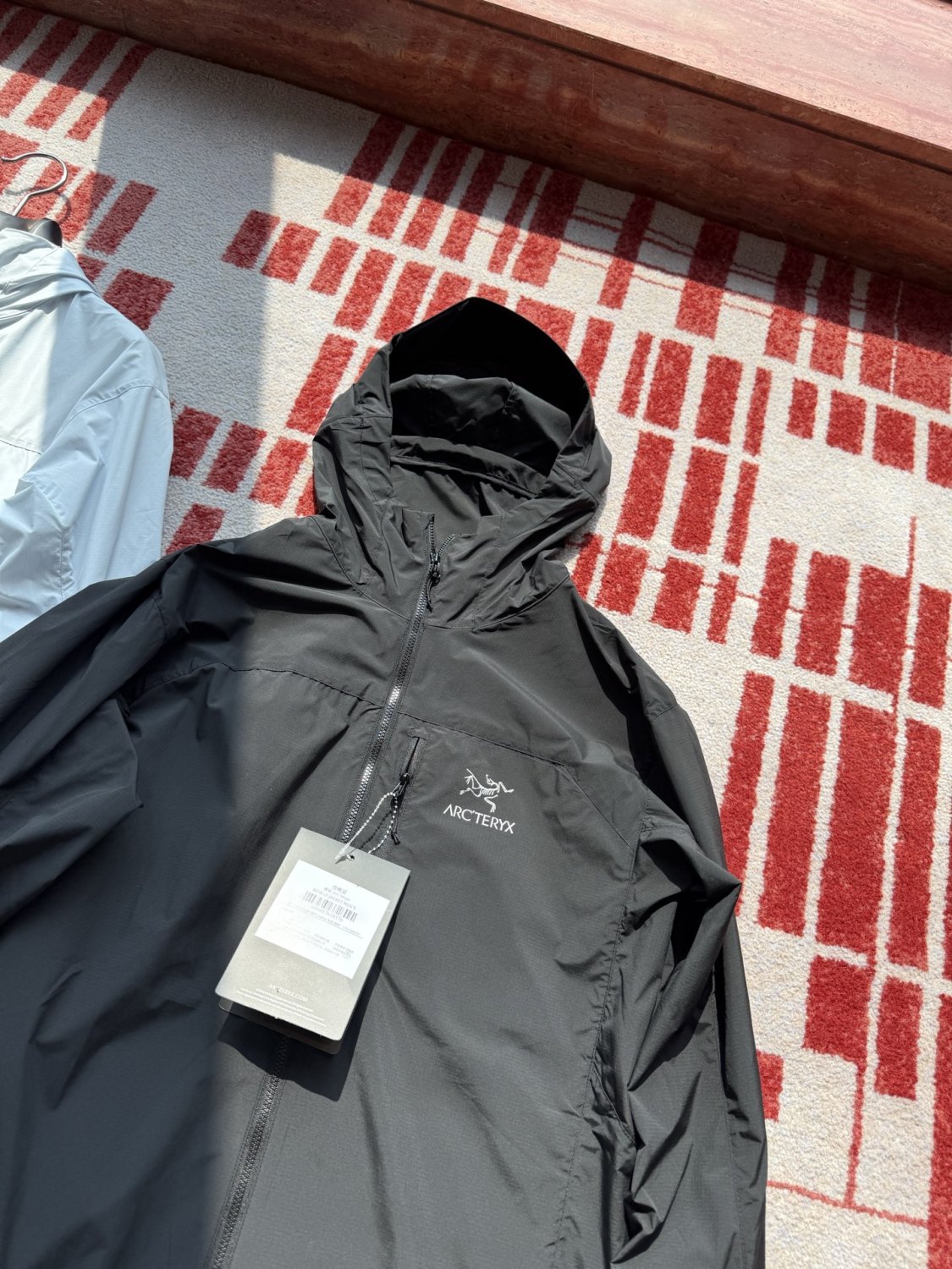 Arcteryx Men's Squamish Hoody Lightweight Hooded Solid Color Spring & Autumn Casual Zipper Long Sleeve Jacket #81286