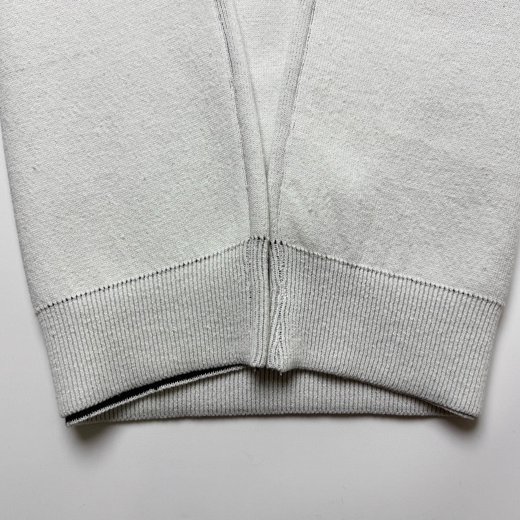 Balenciaga Men's 3B Sports Icon Ski Crewneck in White Black #334344