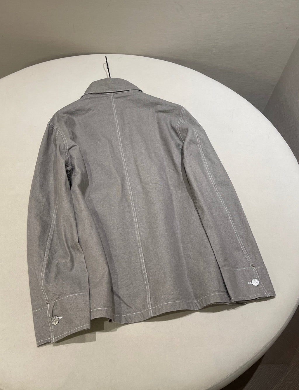 Dior Men's Spring And Fall Logo Patch Pockets Lapel Single breasted Loose Long Sleeved Denim Jacket #73474