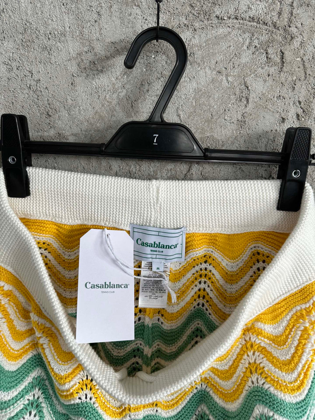 Casablanca Paris Gradient Wave Knit Shirt Shorts #336937